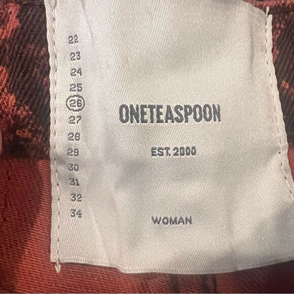 NWOT One Teaspoon Bonitas High Waist Denim Shorts - Python size 26 women's - Picture 7 of 16